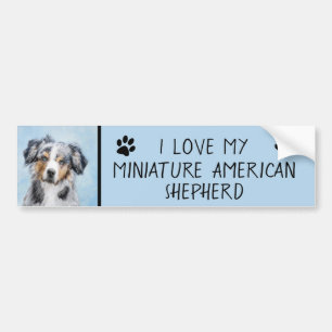 Miniaturbild Amerikanischer Hirtenmaler - Hundekun Autoaufkleber