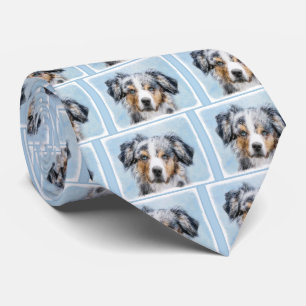 Miniaturbild Amerikanischer Hirtenmaler - Hundekun Krawatte