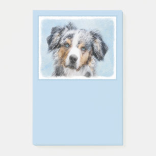 Miniaturbild Amerikanischer Hirtenmaler - Hundekun Post-it Klebezettel