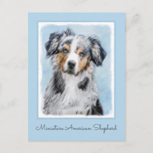 Miniaturbild Amerikanischer Hirtenmaler - Hundekun Postkarte