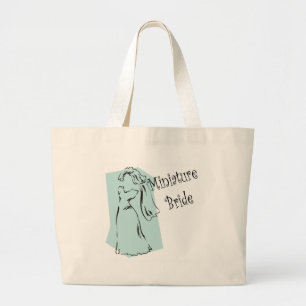 Miniaturbraut-Juniorbraut-Taschen-Tasche Jumbo Stoffbeutel