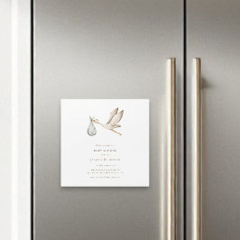 Miniaturdusche Wasserfarbenstorch Magneteinladung