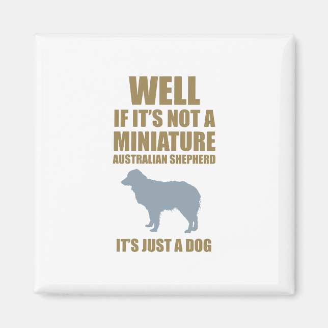 Miniature Australian Shepherd Magnet (Vorne)
