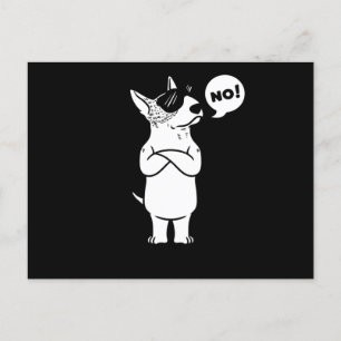 Miniature Bull Terrier Dog Postkarte