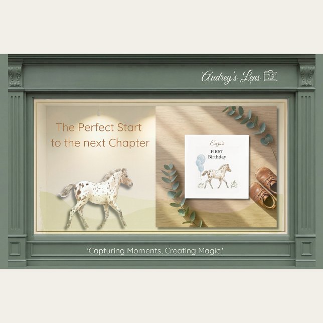 Miniature Horse Birthday Napkins Serviette (Von Creator hochgeladen)