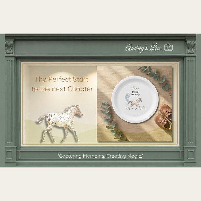 Miniature Horse Birthday Paper Plates Pappteller (Von Creator hochgeladen)