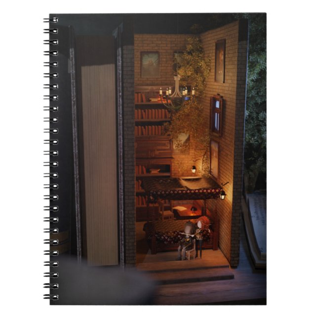 Miniature livre nook diorama - ennemis aux amants (Devant)