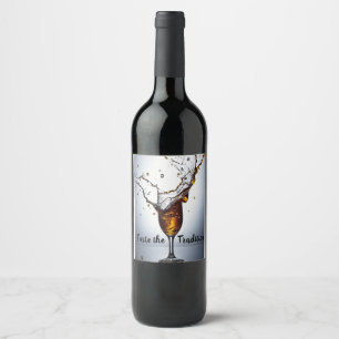 Miniature Magic Liquor Weinetikett