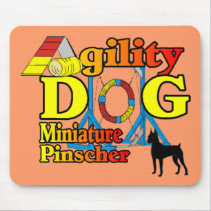 Miniature_Pinscher_Agility Geschenke Mousepad
