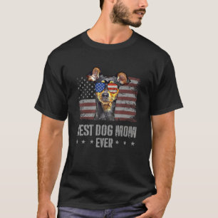 Miniature Pinscher Bester Hund Mama je Retro Usa A T-Shirt