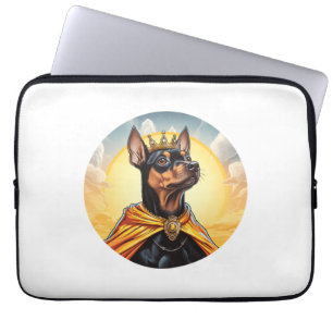 Miniature Pinscher Dog King Laptopschutzhülle
