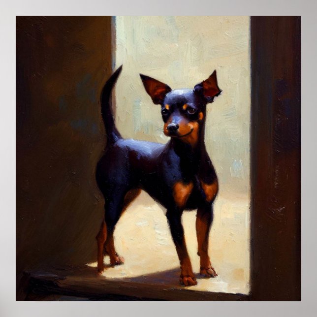 Miniature Pinscher Dog Poster (Vorne)