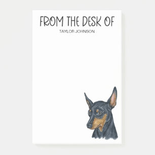 Miniature Pinscher Lover Post-it Klebezettel