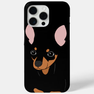 Miniature Pinscher Min Button Apple iPhone 15 Pro Case-Mate iPhone Hülle