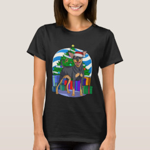 Miniature Pinscher Niedlich Weihnachtsbaumdekor T-Shirt