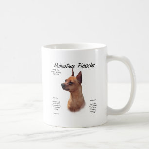 Miniature Pinscher (rot) Historie Design Kaffeetasse