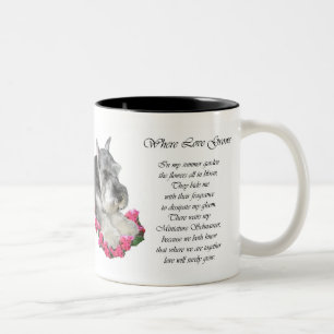 Miniature Schnauzer Art Ohrts Zweifarbige Tasse