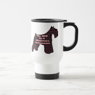 Miniature Schnauzer BESTE FREUNDIN Geschenke Reisebecher
