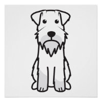 Miniature Schnauzer Dog Cartoon