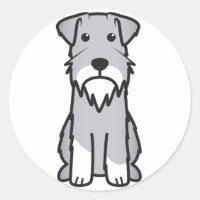 Miniature Schnauzer Dog Cartoon