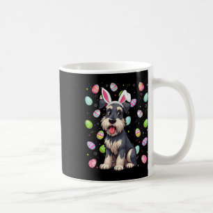 Miniature Schnauzer Dog Ostereier Hunt Sonniges Oh Kaffeetasse