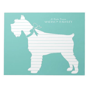 Miniature Schnauzer Doppy Notizblock