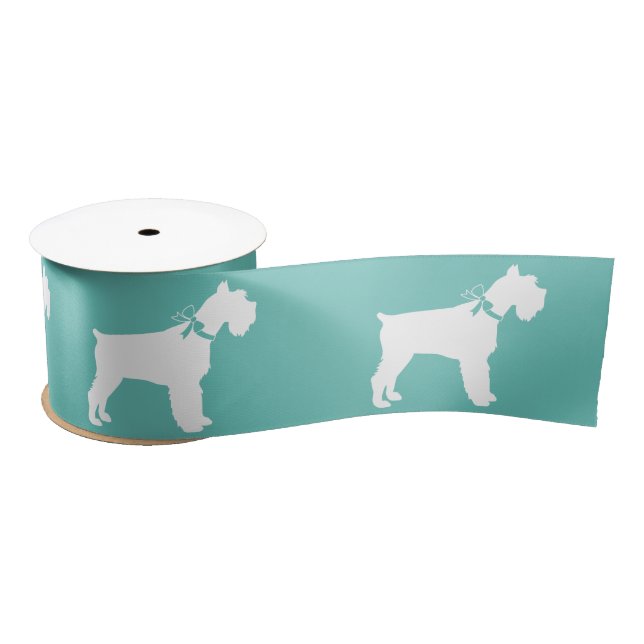 Miniature Schnauzer Doppy Satinband (Spule)