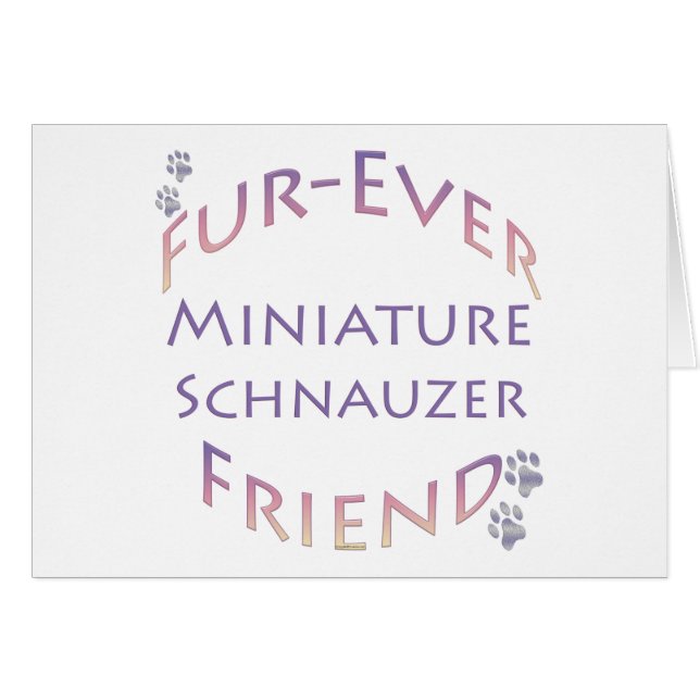 Miniature Schnauzer Furever (Vorderseite (Horizontal))