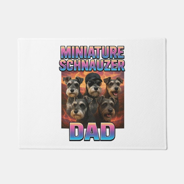 Miniature Schnauzer Fußmatte (Vorderseite)