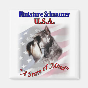 Miniature Schnauzer Geschenke Magnet