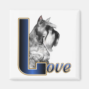 Miniature Schnauzer Geschenke Magnet