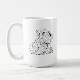 Miniature Schnauzer Kaffeetasse, Hunde-Liebhaber Kaffeetasse