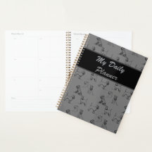 Miniature Schnauzer Line Art Motif 001 Grey