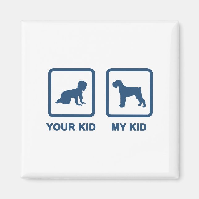 Miniature Schnauzer Magnet (Vorne)