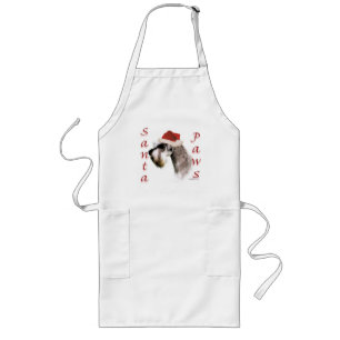 Miniature Schnauzer Santa Paws Lange Schürze