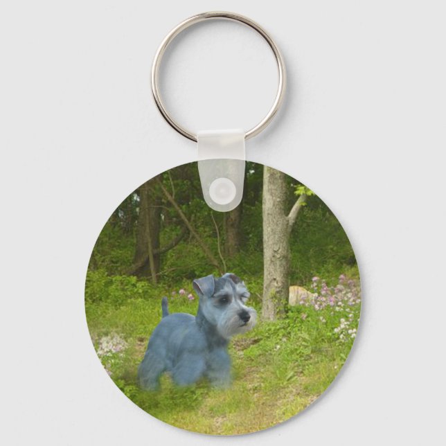 Miniature Schnauzer Schlüsselanhänger (Vorderseite)