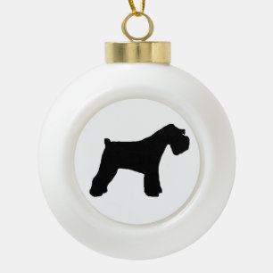 Miniature_Schnauzer Silo Keramik Kugel-Ornament