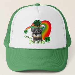 Miniature Schnauzer St Patricks Truckerkappe