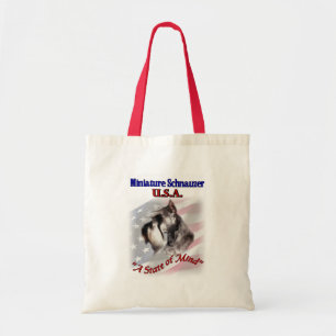 Miniature Schnauzer USA Tragetasche