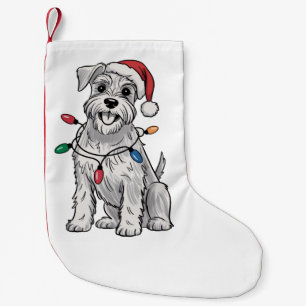 Miniature Schnauzer Weihnachten Xmas Hunde Liebhab Kleiner Weihnachtsstrumpf