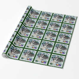Miniature Schnauzer Weihnachtszeit Geschenkpapier
