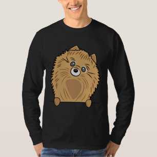 Miniature Spitz Niedlich Hunde Welpe T-Shirt