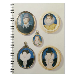 Miniaturen, von L bis R, T bis B: Mann mit einer Notizblock