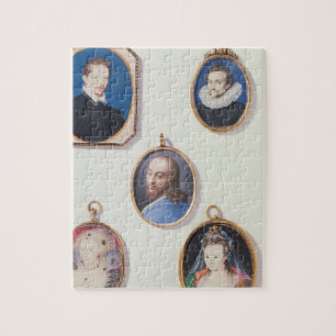 Miniaturen. von LtoR TtoB: Sir Arundel Talbot; U