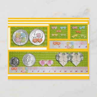 Miniaturhöre und Zweihöre Postkarte