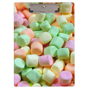 Miniaturmarshmallows Klemmbrett
