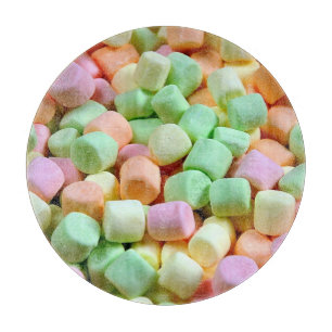 Miniaturmarshmallows Schneidebrett