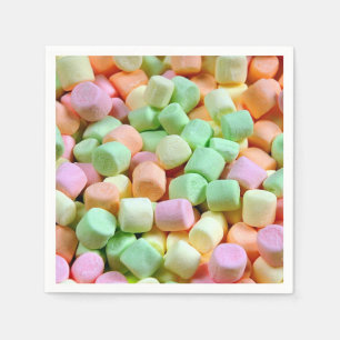 Miniaturmarshmallows Serviette