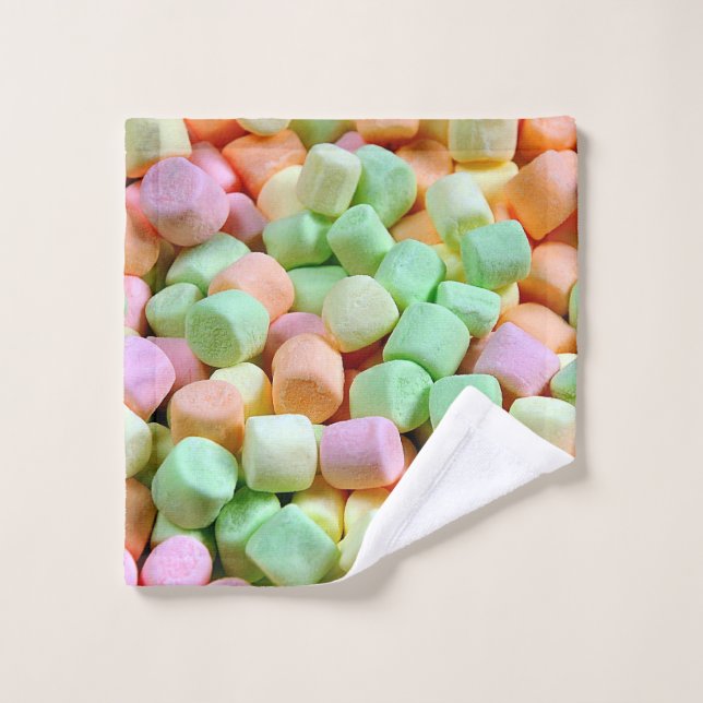 Miniaturmarshmallows Waschlappen (Waschlappen)