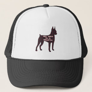 MiniaturPinscher BESTE FREUNDIN Hut Truckerkappe